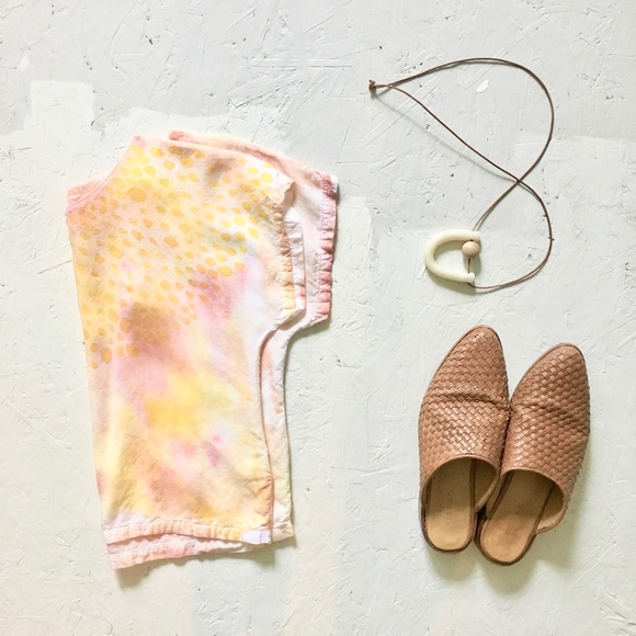 Vintage Tops - SOLD Watercolor Cropped Vintage Tee